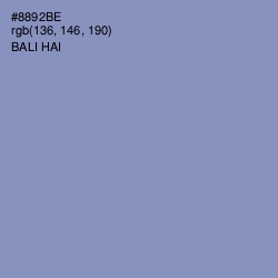 #8892BE - Bali Hai Color Image
